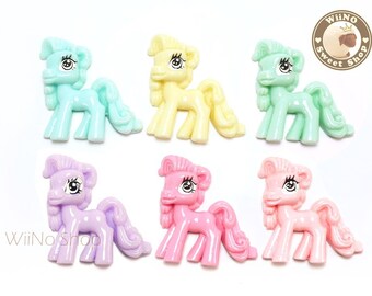 Pastel My Little Pony Cabochons Deco - 2 pcs (choice of 6 colors)