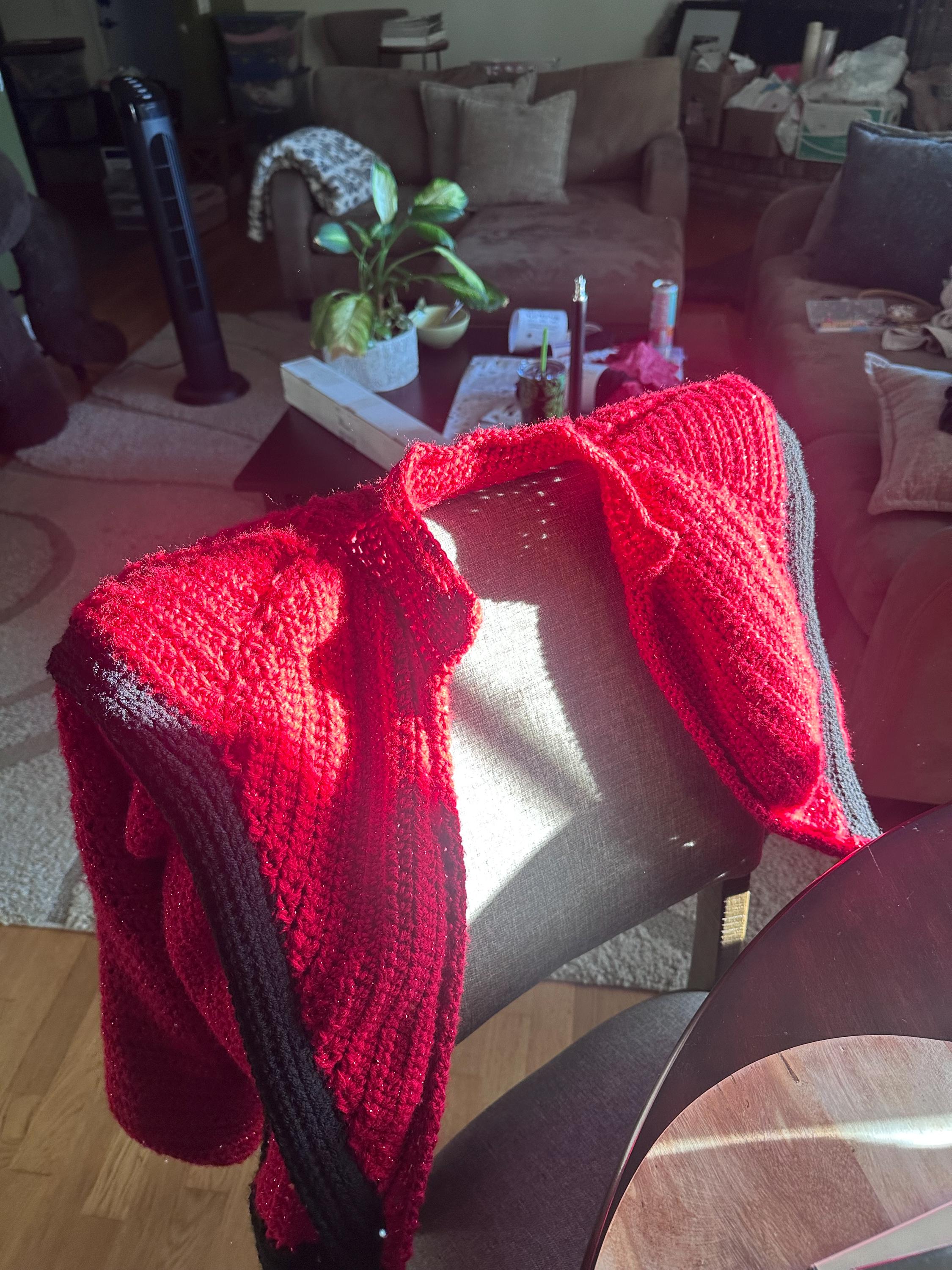 Michael Jackson-inspired Thriller Crochet Jacket | Handmade to