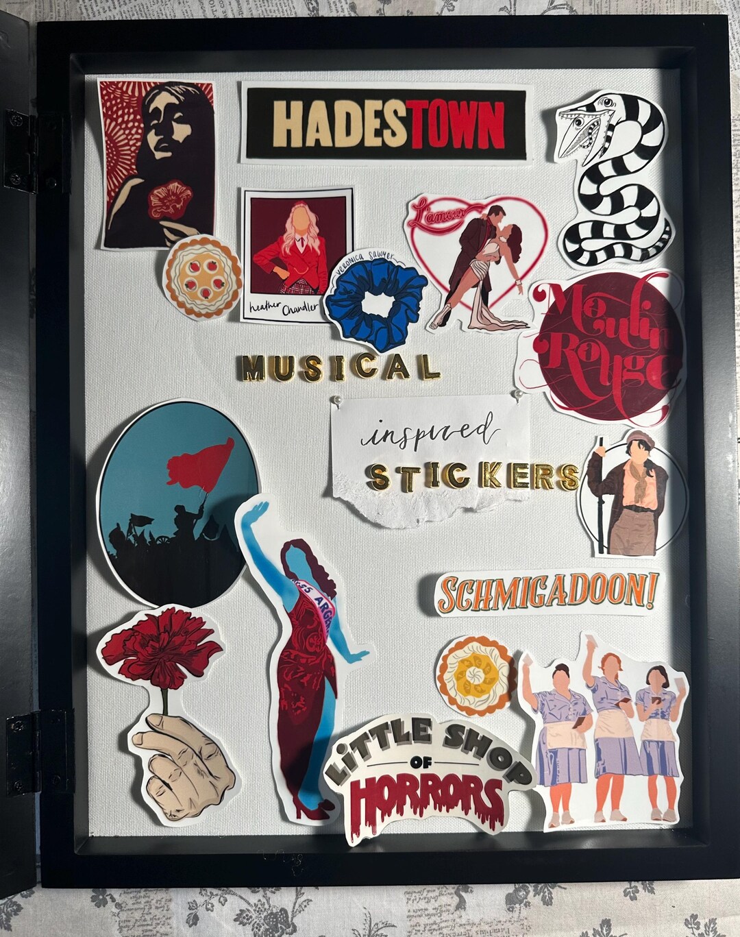 Pantomime Stickers Broadway Musical Waterproof Sticker Pack | Theater Kid Laptop Water ...