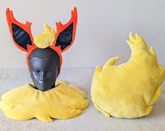 Flareon ears and tail cosplay