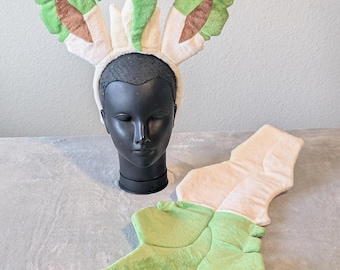 Leafeon ears and tail cosplay