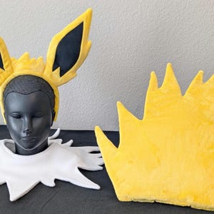 Jolteon ears, tail and collar cosplay