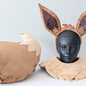 Eevee cosplay ears, collar and tail