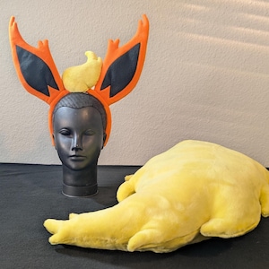 Flareon ears and tail cosplay