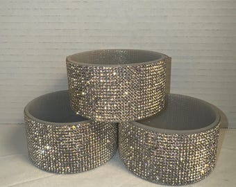 Silver Rhinestone Tumbler Boot for Stanley, Owala, Hydrojug, Brumate, Simply Modern
