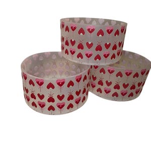 Valentine Hearts clear tumbler boot for Stanley, Owala, and hydrojug