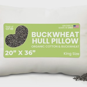 Buckwheat Hull Sleep Pillow – Organic & Therapeutic