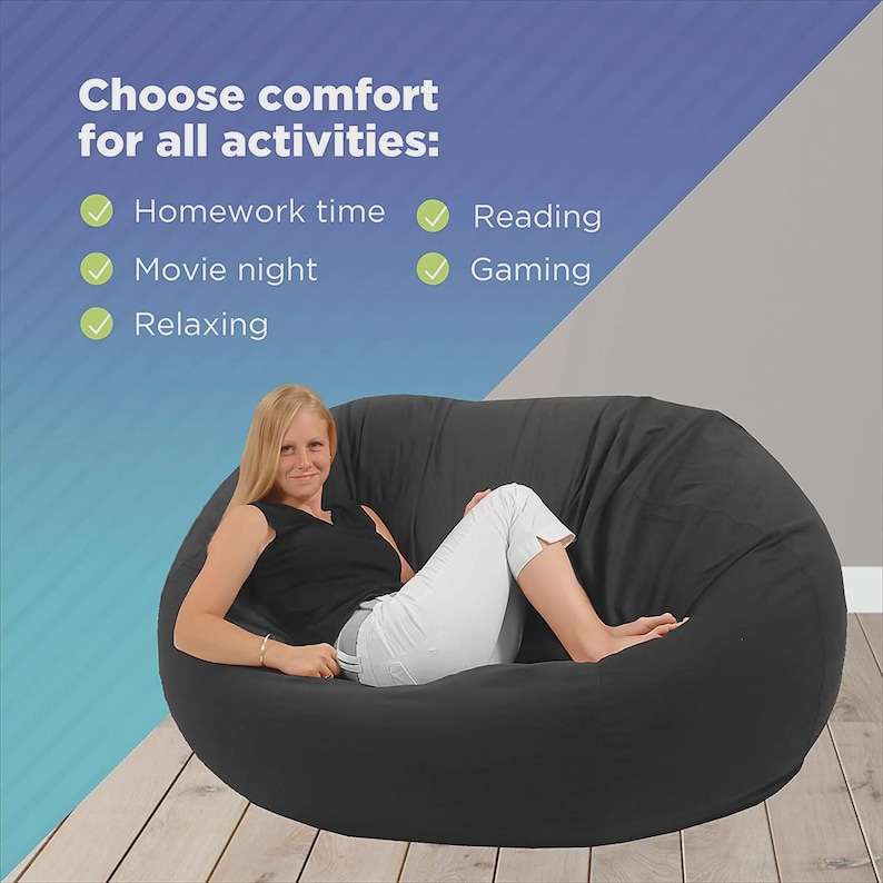 Family Size Bean Bag Loveseat