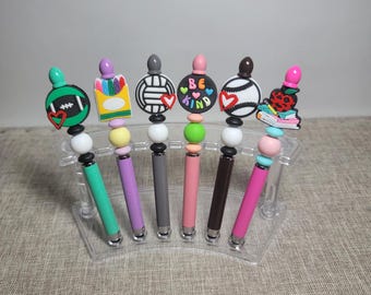 Silicon Beaded Rubber Charm Stylus
