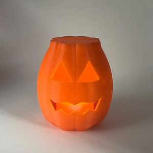 Jack-O&#39;-Lantern with Electronic Tea Light I Halloween Decoration I Fall Decor I Pumpkin I