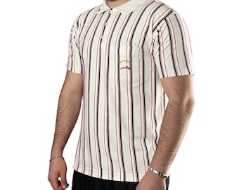 ポール＆シャーク ヴィンテージ メンズ ストライプ ポロシャツ - L
