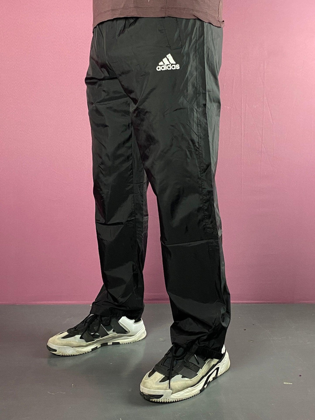 90s Adidas Vintage Men's Track Pants - L - Etsy