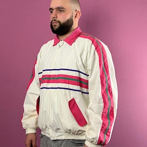 Chaqueta bomber vintage para hombre de H&M, estilo años 80 (talla L)