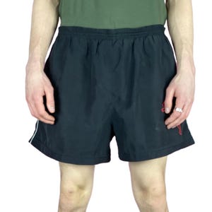 80s Puma Vintage Men's Sport Shorts - XL Black Polyester