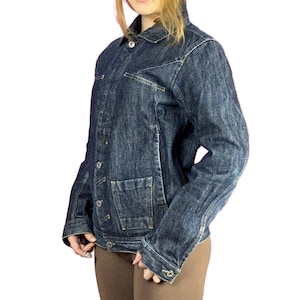 Diesel Vintage Women&#39;s Jean Jacket - S Blue Cotton