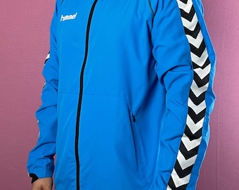 Hummel Vintage Men's Side Tape Running Windbreaker Jacket - L
