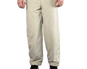 メンズウェア 00s nike golf slacks straight y2k 00s NIKE GOLF ナイキ テック ワイドパンツ Y2K 刺繍ロゴ 黒