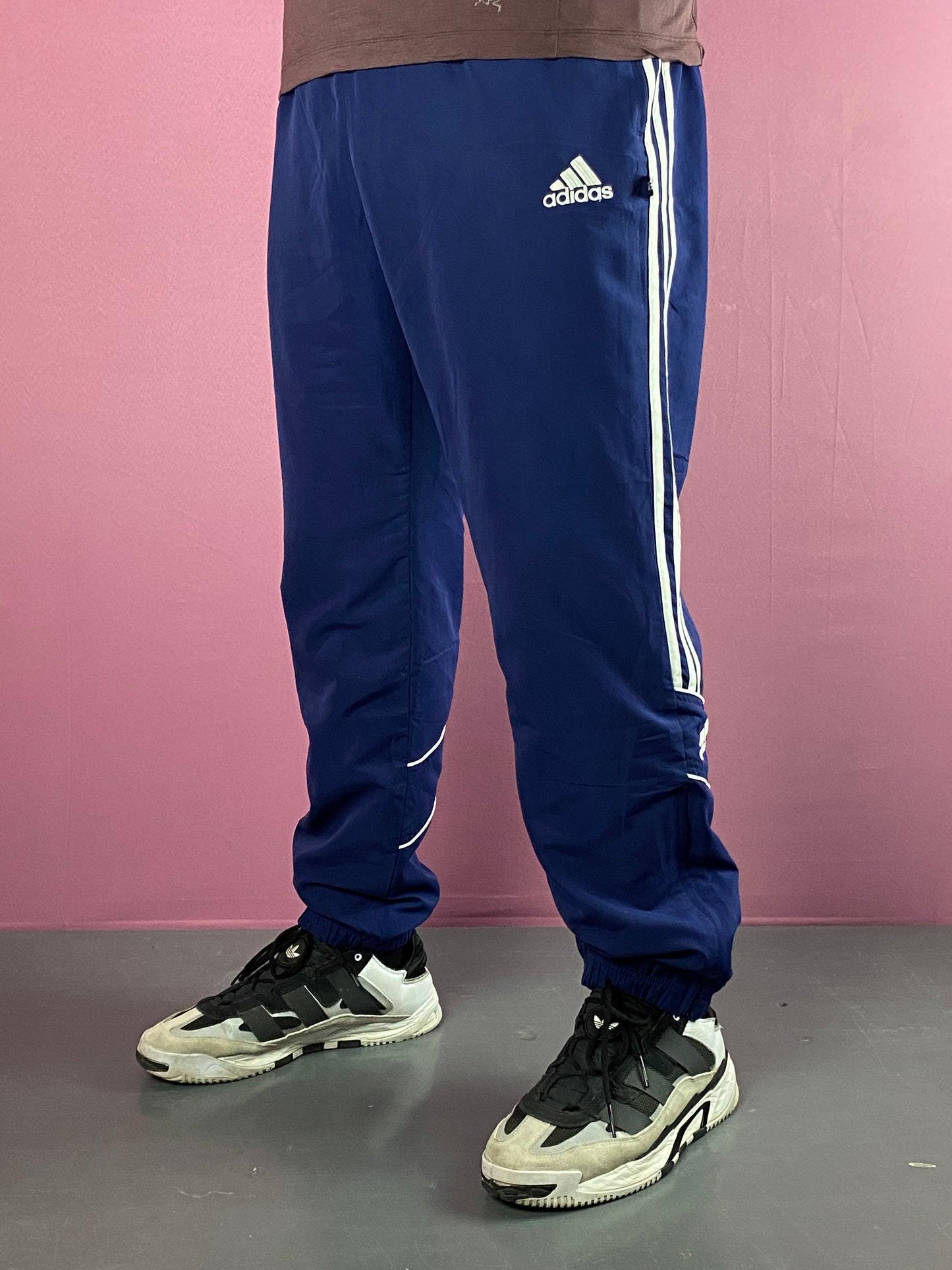 adidas 90s Vintage トラックパンツ　ホワイト　ブラック adidas - adidas アディダス オリジナルス 激レア ホワイト トラック