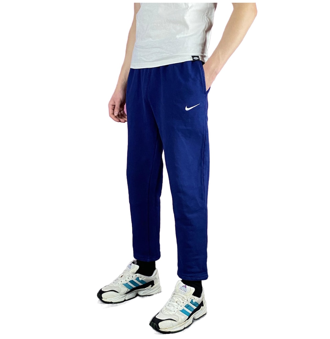 Pantaloni della tuta Nike Vintage da uomo anni '90 M blu misto