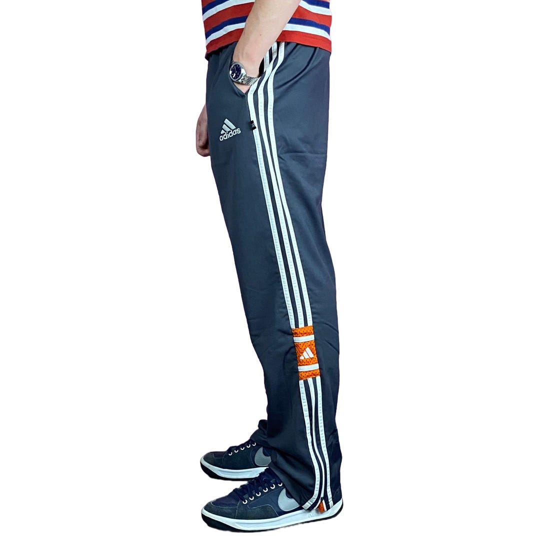 ウォーキング・ランニングウェア 90s adidas nylon pants charcoal gray s-l1200.jpg