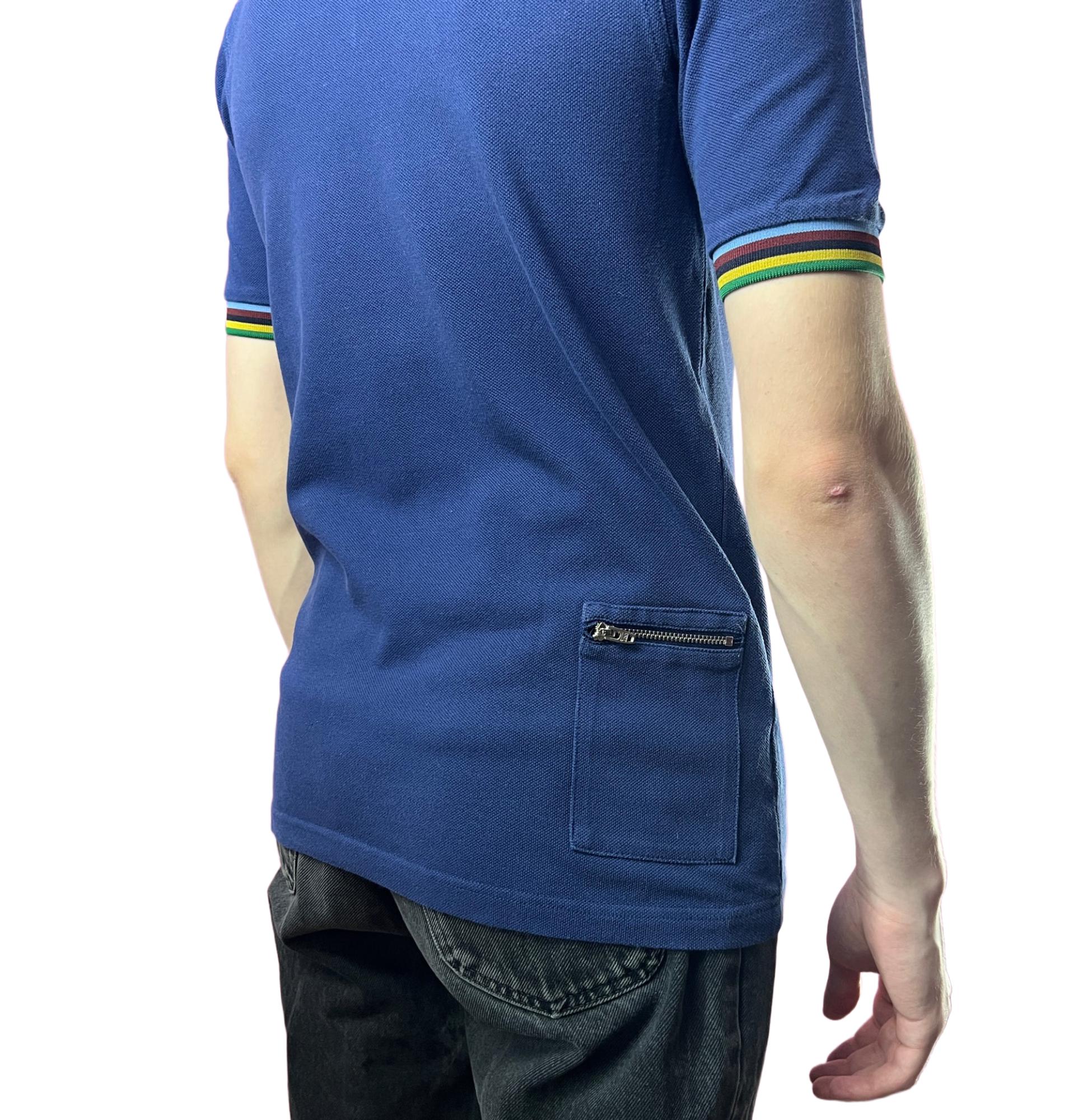 Fred Perry Bradley Wiggins Men's Cycling Quarter Zip Polo
