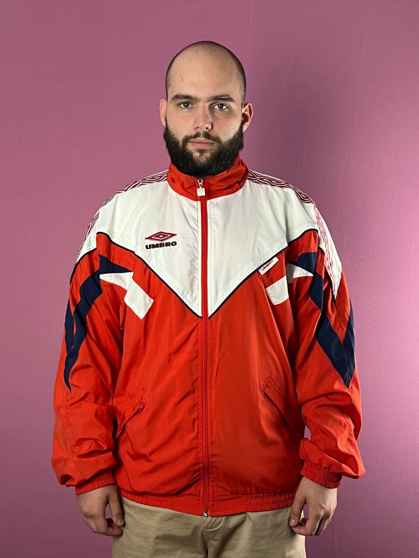 90s Umbro Vintage Men's Windbreaker Jacket - XL - Etsy