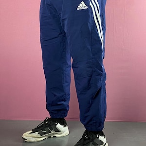 Adidas Vintage Men&#39;s Striped Track Pants - XXL