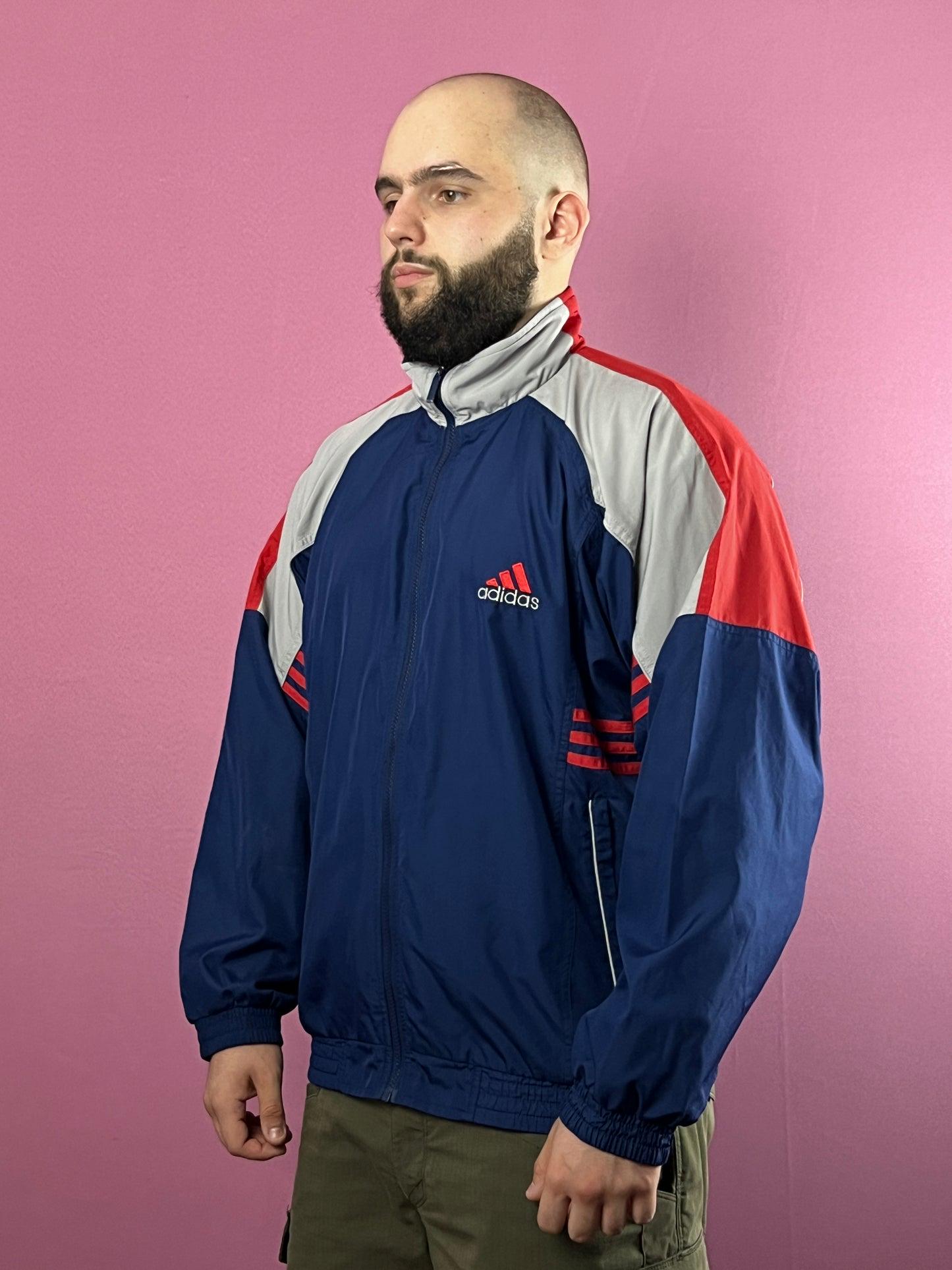 Adidas Vintage Men's Windbreaker Jacket - M - Etsy