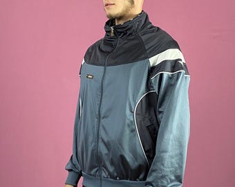 Giacca sportiva Jako Vintage da uomo anni '90 - L, in poliestere grigio
