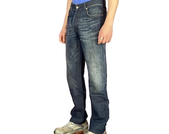 Etro Vintage Men's Faded Jeans - 32 Blue Cotton Blend