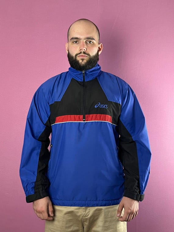 Asics Duo Tech Vintage Men's 1/3 Zip Windbreaker Jacket - M - Etsy
