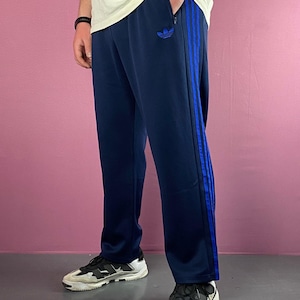 Adidas Originals Vintage Men&#39;s Striped Track Pants - XL