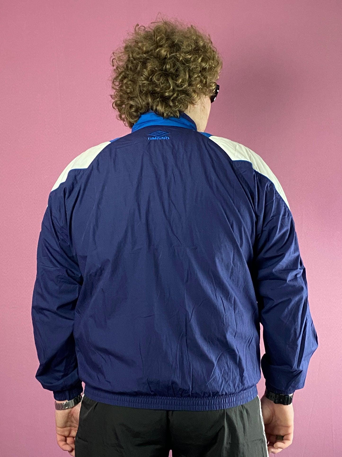 90s Umbro Vintage Men's Color Block Windbreaker Jacket - XL - Etsy