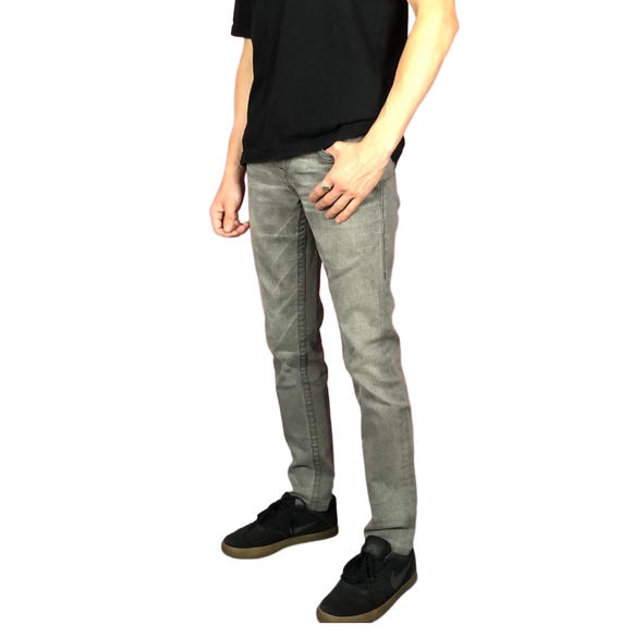 True Religion Vintage Men's Jeans 29 Gray Cotton Blend