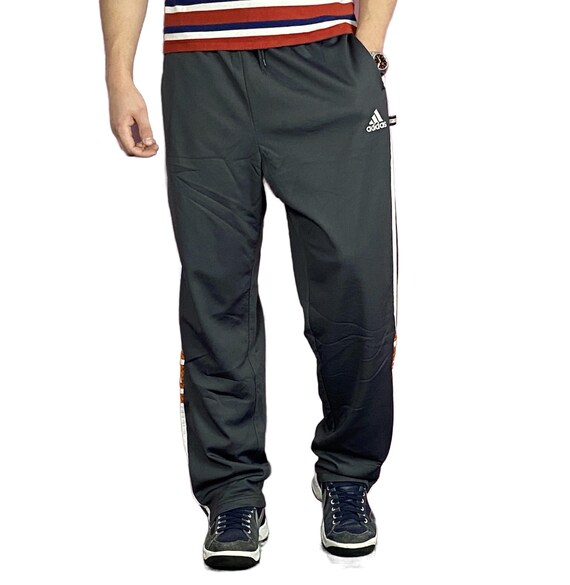 ウォーキング・ランニングウェア 90s adidas nylon pants charcoal gray Vintage 90s Adidas Originals Track Pants - Mens XL Black