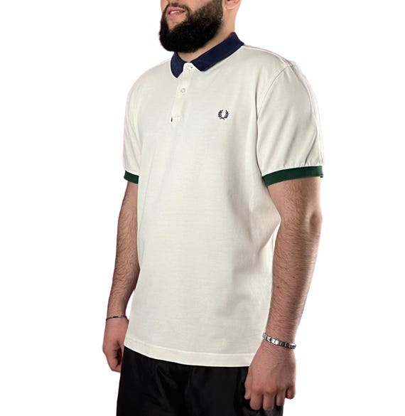 トップス OLD FRED PERRY short sleeve polo shirt Short Sleeve Reversible Fred Perry Shirt - Anchor Grey