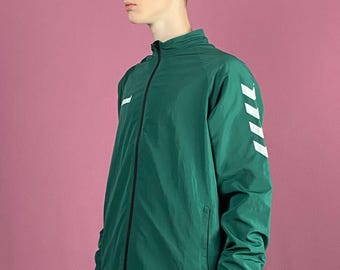 RARE VESTE DE SURVÊTEMENT COUPE VENT Hummel vintage rétro