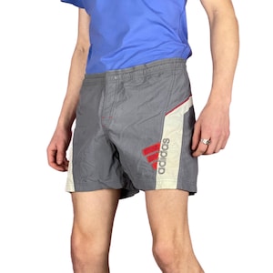 TreeStripes Vintage Men&#39;s Sport Shorts - S Gray Nylon