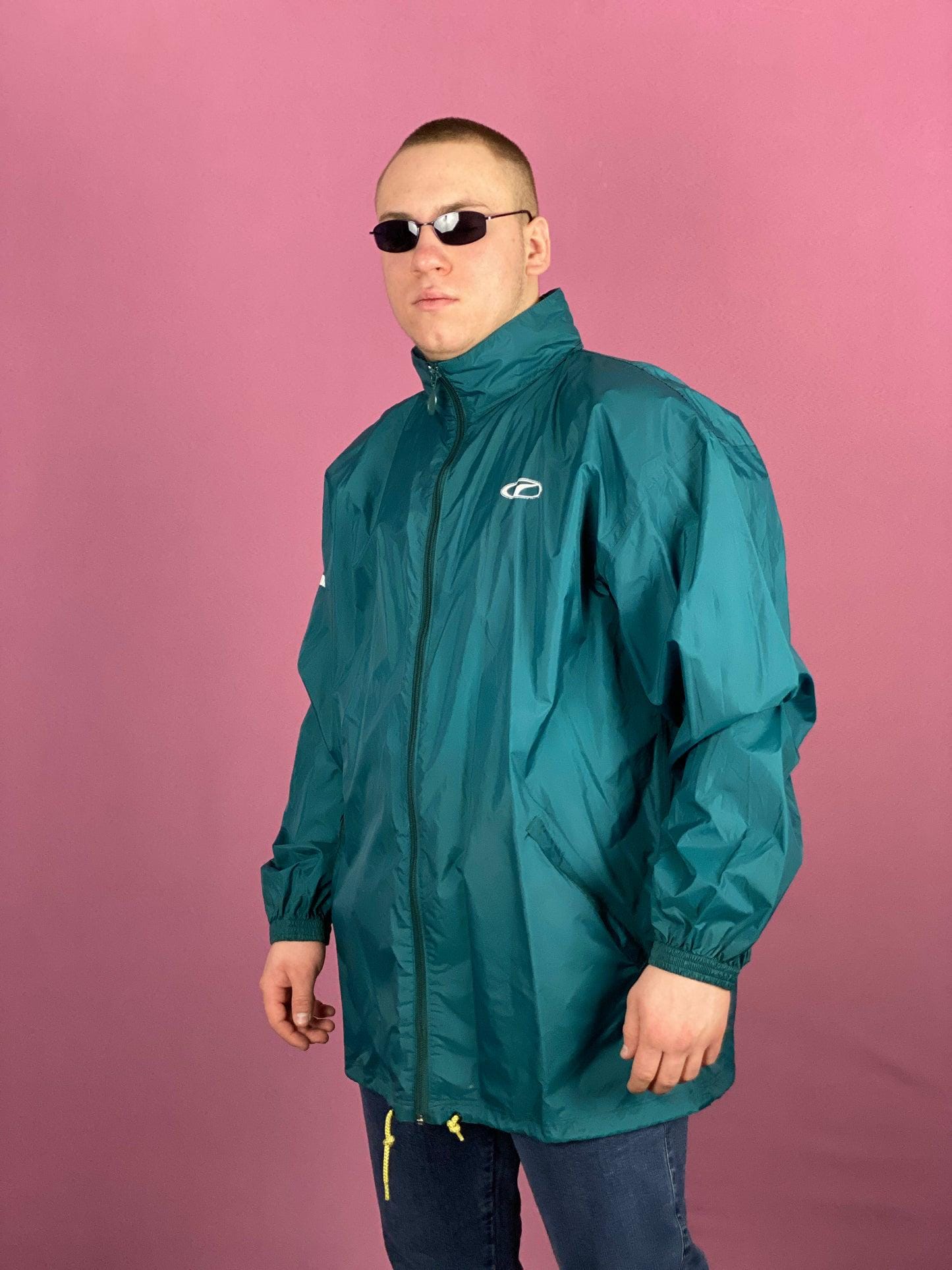 Regenjacke Neon GrÃ¼ne Jacke Herren 80er Jahre Puma Vintage Herren