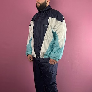 90s Adidas Originals Vintage Men&#39;s Nylon Tracksuit Set - M Windbreaker Jacket & Track Pants