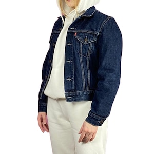 Levi&#39;s Vintage Women&#39;s Jean Jacket - S Navy Blue Cotton
