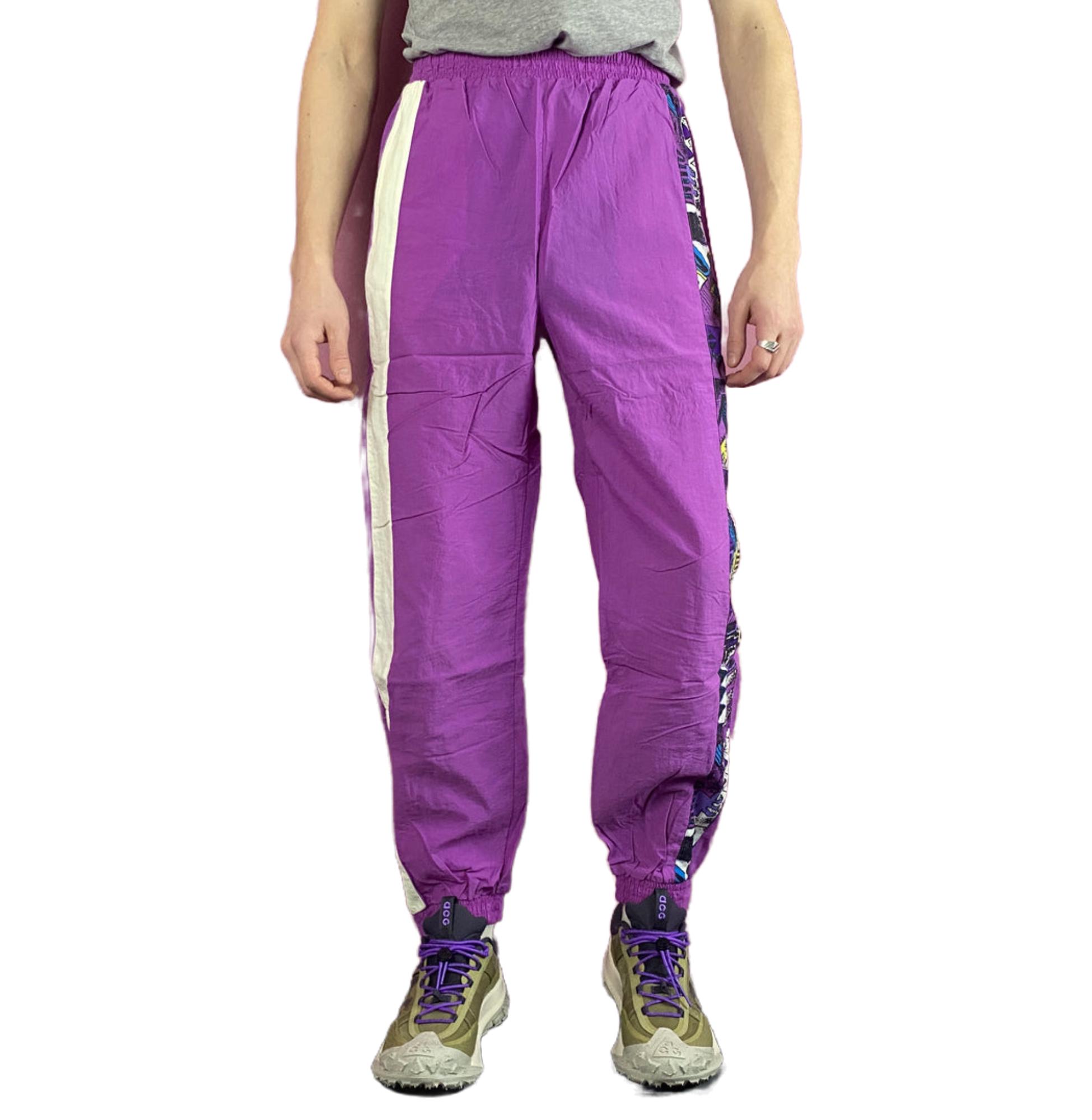 パンツ 90s vintage slacks mat purple 90s Vintage Men's Side Tape Track Pants - M Purple Nylon - Etsy