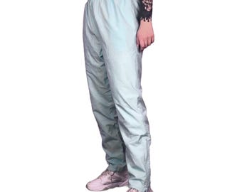 Lacoste Sport Vintage Women's Tracksuit Pants - M Blue Polyester