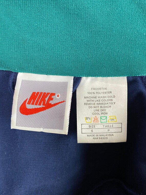 90s Nike Big Logo Vintage Men's Track Jacket - S Navy Blue