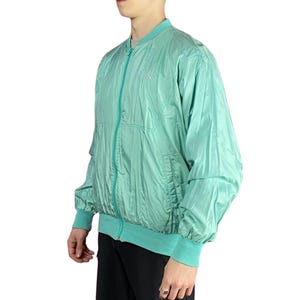 90er Puma Vintage Herren Bomberjacke - M Nylon grün