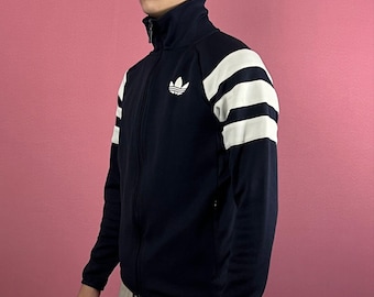 00s Adidas Black Gold Tracksuit Jacket Size D 128 UK 7/8