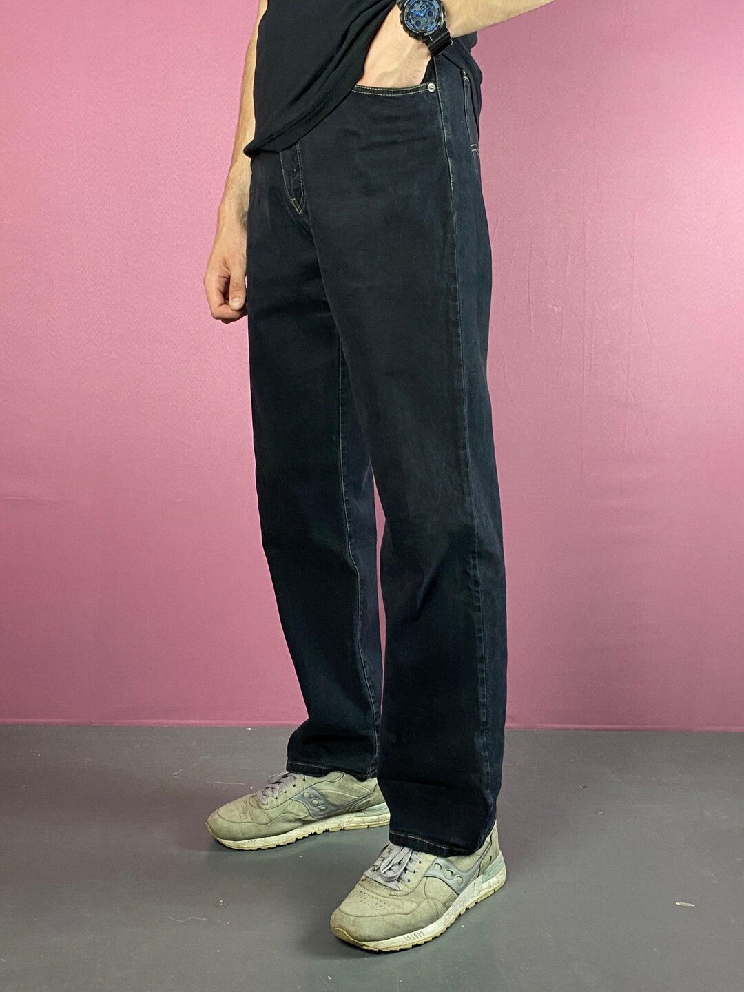 Armani Jeans Vintage Men's Comfort Fit Jeans - 34 - Etsy