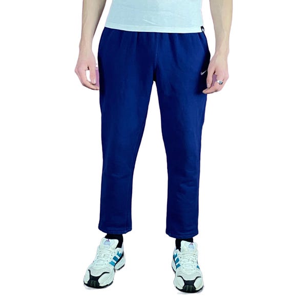 90s Nike Vintage Men's Sweatpants - M Blue Cotton Blend - Etsy