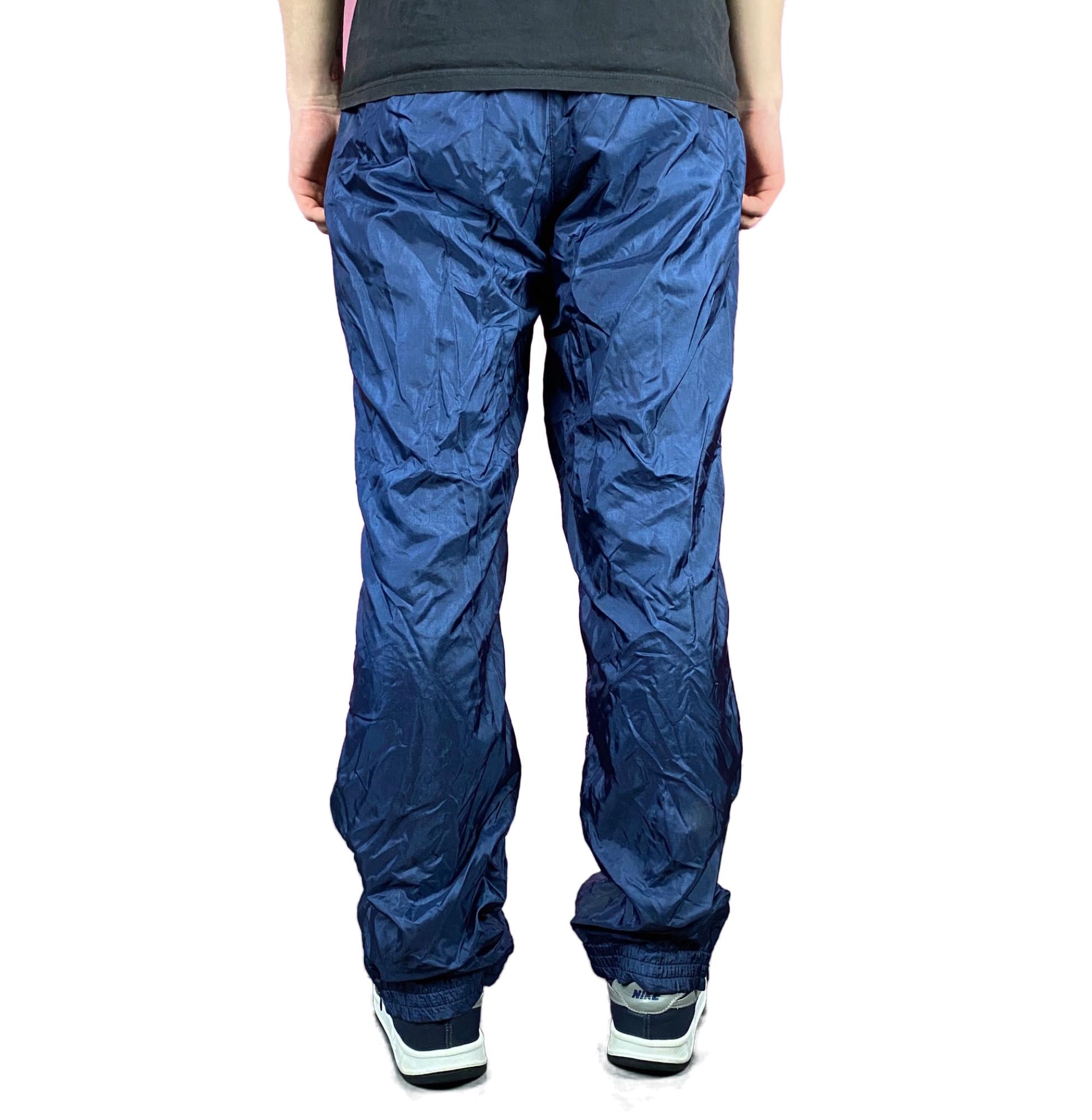 90s Adidas Vintage Men's Track Pants - XL Navy Blue Nylon - Etsy
