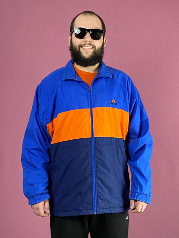 90年代アディダス ヴィンテージ メンズ ウィンドブレーカー ジャケット